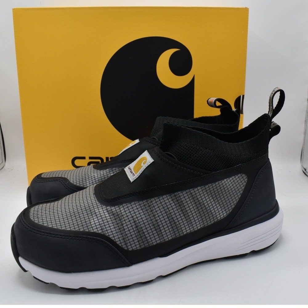 Carhartt Haslett Work Shoes Mens 11M Black Nano Composite Toe NWB